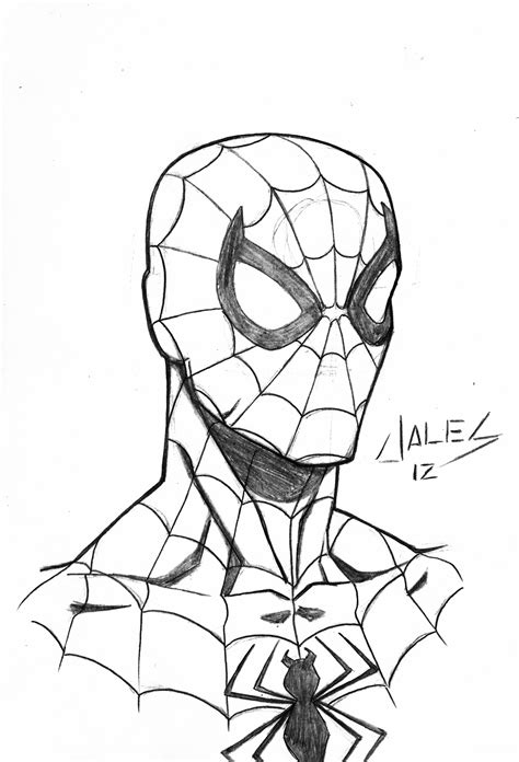 spider man drawings